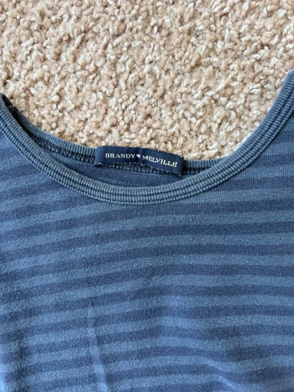 Brandy Melville Hailie Striped Top - Image 3