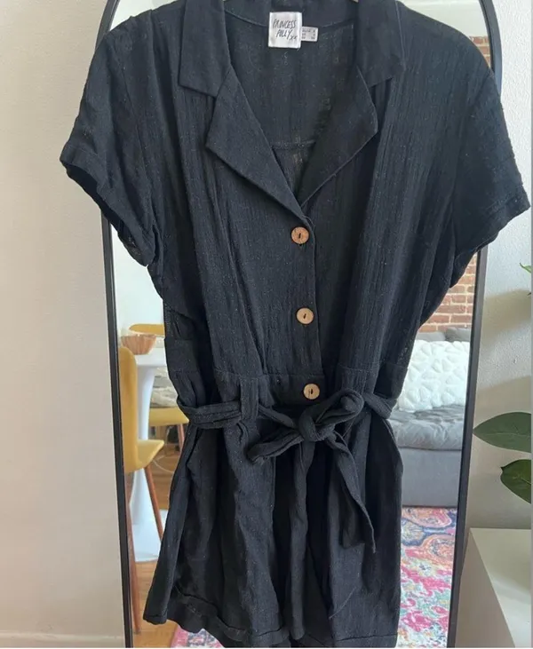 Princess Polly Athens Romper Black - Image 5