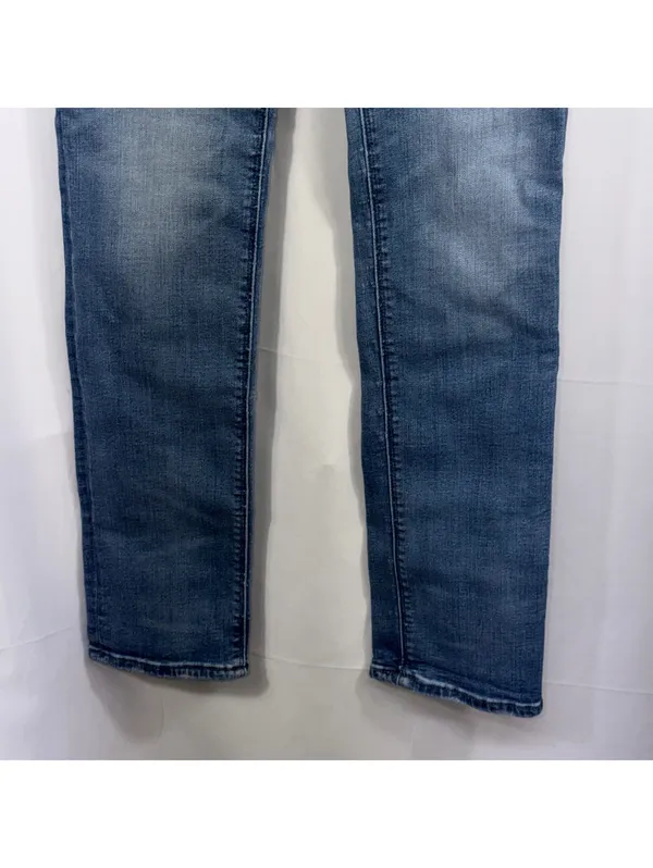 Express Cropped Legging Mid Rise Jeans Size 4 Stretch - Image 4