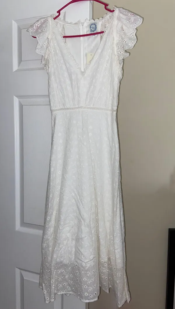Francesca's White midi dress - Image 2