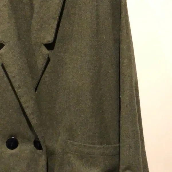 Signet Sportswear New York Vintage Dark Green Cuffed Coat - Image 4