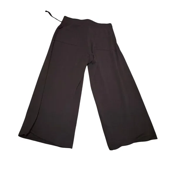 Quince SuperSoft Fleece Cropped Wide Leg Pants - Image 3