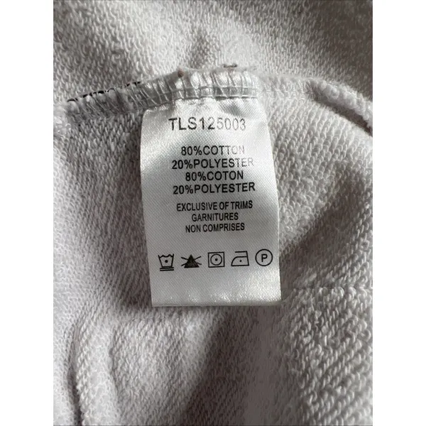 Triple Five Soul Button Up Cardigan Hoodie White Pink Varsity Y2K Retro - Image 10