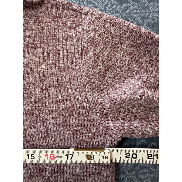 Eddie‎ Bauer Radiator Fleece 2.0 Snap Mock Pullover Sweater Pink Size Small - Image 4