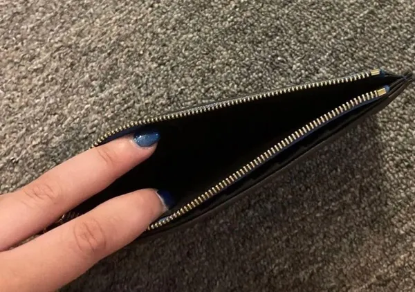 Card Wallet Or Cash Blue - Image 3