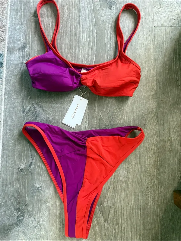 NEW L space CARDI-JADA BIKINI SET MEDIUM - Image 2