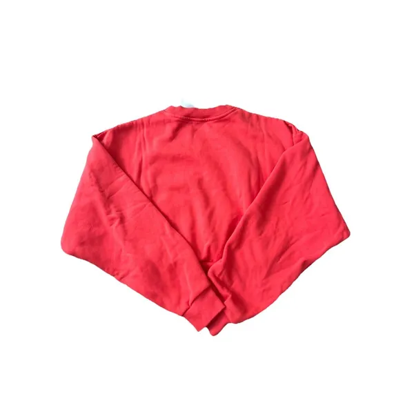 Alo Candy Red Accolade Crewneck And Airlift Shorts Set Small - Image 4