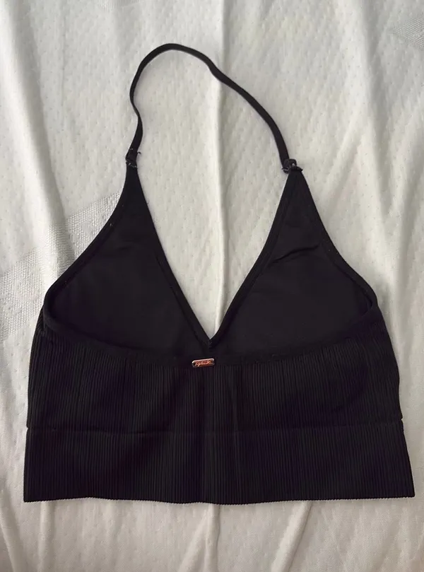 Ribbed halter bralette - Image 2