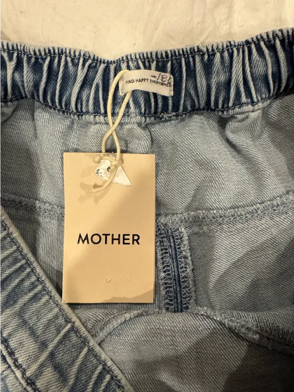 Mother Denim Ruffle Mini Skirt  - Image 3