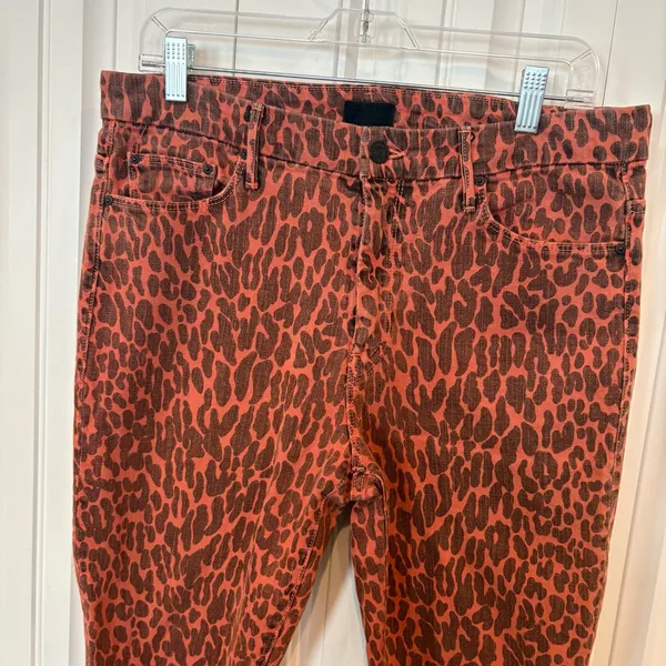 Mother‎ Animal Attraction High Waisted Looker Ankle Fray Jeans Size 32 - Image 3
