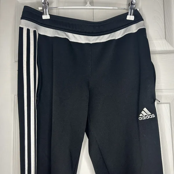 Adidas Track Pants Black, Small Womens Jogging Pants - Image 2