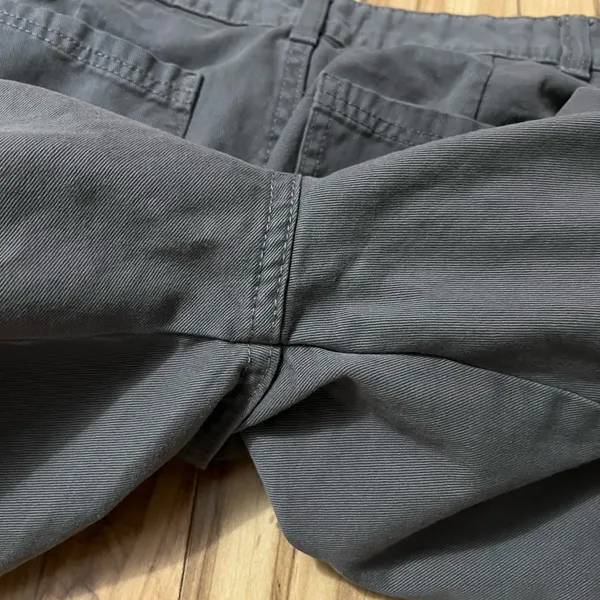 Stradivarius STR Gray Trouser Pants High Rise Straight Leg Sz 6 Grunge 90’s - Image 8