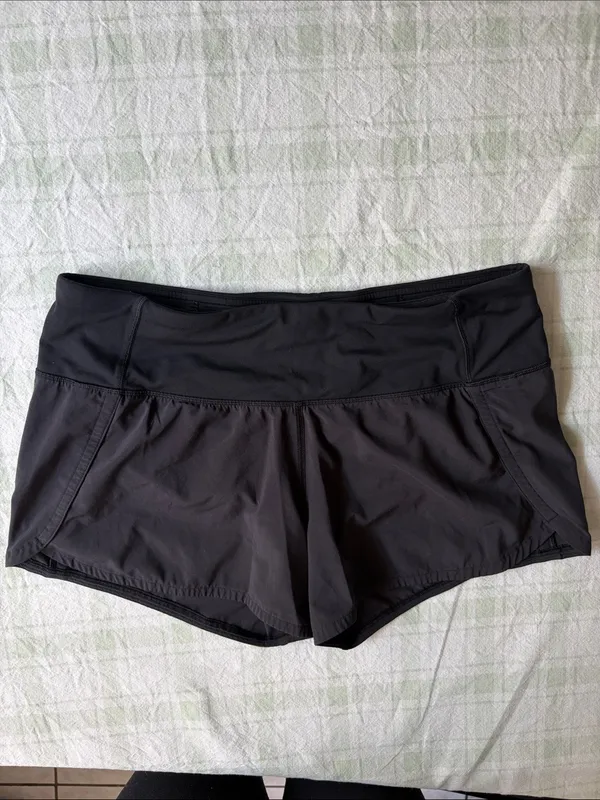 Lululemon Women’s Black Athletic Shorts - Comfortable Performance Short - Image 2