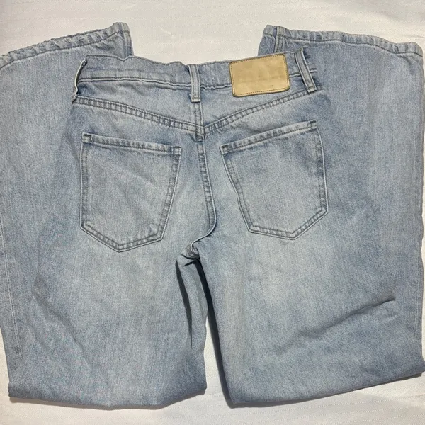 Banana Republic Pale Blue Straight Leg Jeans - Image 5