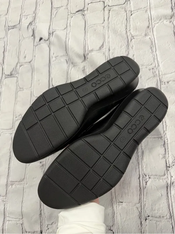 ECCO Felicia Penny Loafer Women's Size EU 41 Black Leather Slip On Shoes - Image 7