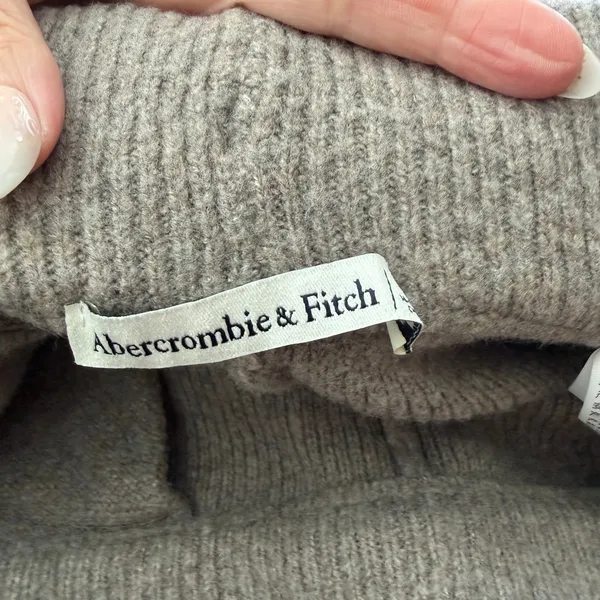 Abercrombie & Fitch Womens Sweater Style Jogger size Small NEW Gray Soft Cozy - Image 4