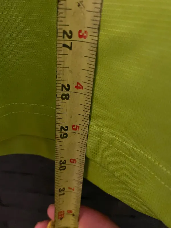Men's Chaps Bright Lime Green Quarter Zip Polo Size Med Dress/Golf Shirt - Image 3
