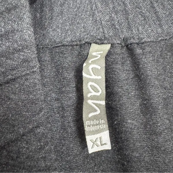 Nyah Grey Ruffed Open Front Cardigan Sweater Womens XL Lagenlook Artsy Whimsical - Image 5
