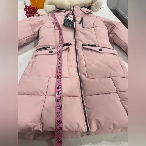 Canada Weathergear Elegant Light Pink Puffer Coat for Women - Image 11