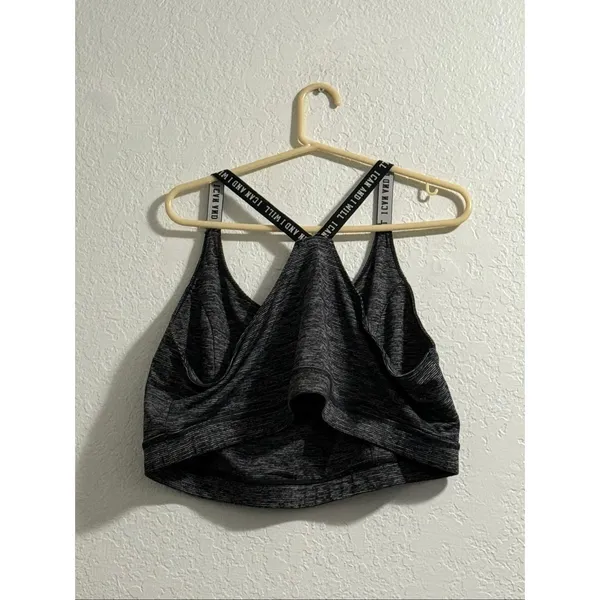 Torrid Plus Size Women's Space Dye "I Can and I Will" Active Sports Bra 4 4x - Image 3