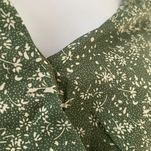 Hayden Green Cottagecore Dress‎ Small Fairycore Feminine Tiered Casual Summer Boho Chic - Image 4