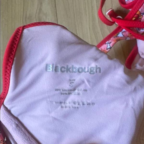 Blackbough Pink and Red Bikini Top - Image 4