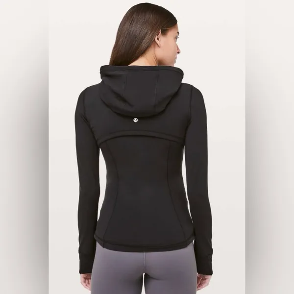Lululemon Define Hooded Full Zip Jacket Nulu in Black Size 6 - Image 2