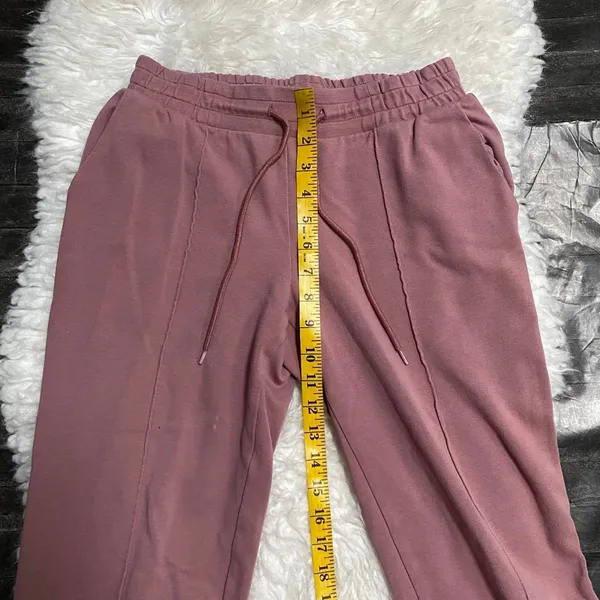 A New Day Mauve Pink Front Seam Jogger Pants Lounge Comfy Basic Activewear - Image 6