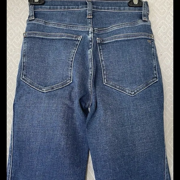 Madewell Stovepipe Jeans 23 Petites High Rise Ankle Medium Wash Denim Preppy - Image 5