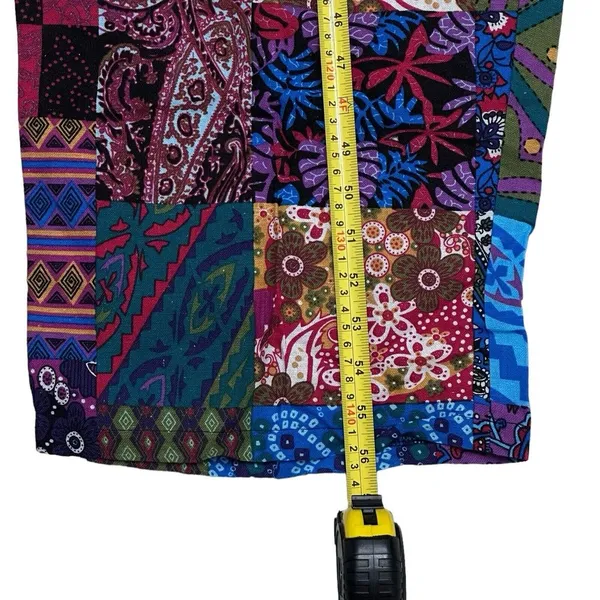 Women's Stitched Summer Good Vibes Vintage‎ Hippie Overalls - Size Large L - Image 9