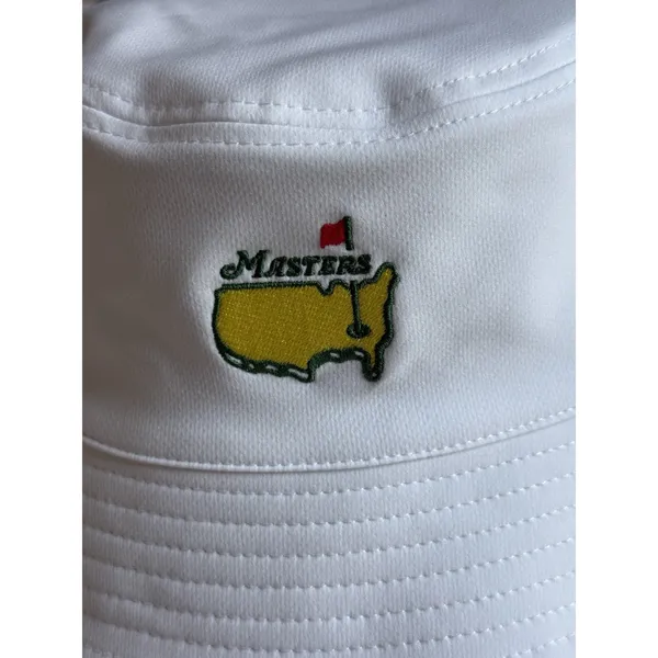 Masters Tournament 2026 Reversible Floral Print / White Logo Bucket Hat NWT - Image 7