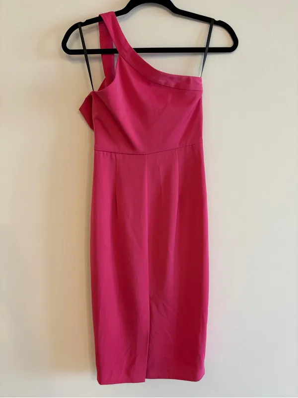 Hot Pink NBD Jaiden Midi Dress Size S - Image 8