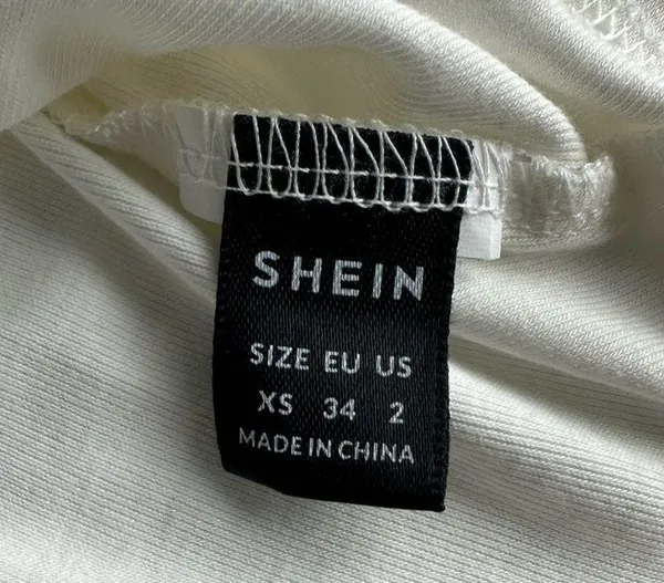White mock neck long sleeve Size XS - Image 3