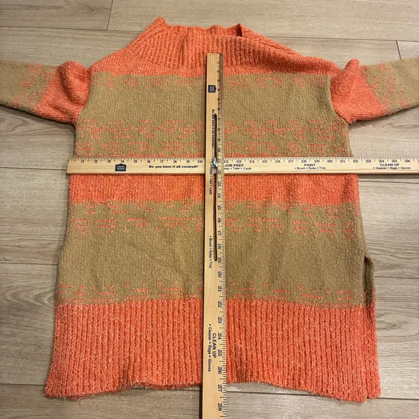 Pilcro x Anthropologie Rugby Tunic Sweater Striped Mockneck Size M - Image 3