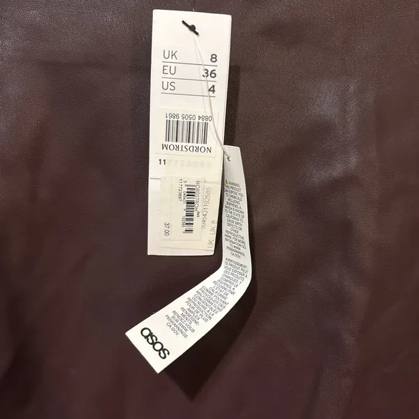 ASOS Faux Leather Skirt Mini - Image 3