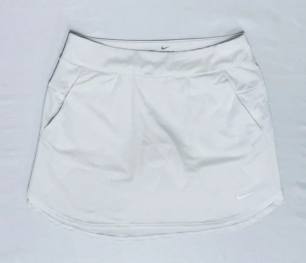 Nike Dri Fit Courtside White Tennis Skirt/Skort - M - Image 6