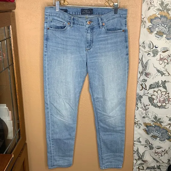 Lucky Brand Brooke Skinny Jeans in Light Wash Size 10/30 - Image 3
