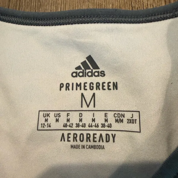 Adidas By Zoe Saldana Sports Bra Women's Medium - Image 3