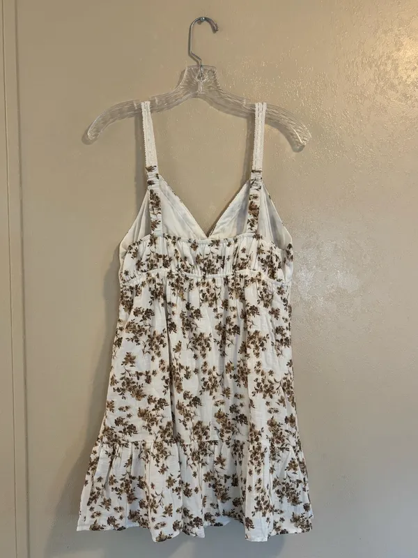 NWT No Boundaries Crochet Trim Mini Dress sz M 8-10 - Image 2