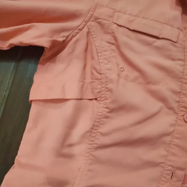 Columbia titanium omni- dry salmon shirt size xs - Image 4