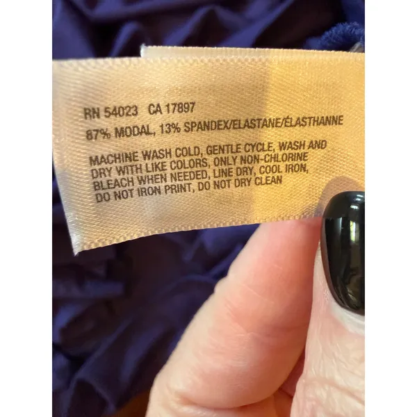 Gap GapBody Sleep Shirt Women Large Blue NWT Pure Body Racerback Nightgown - Image 10
