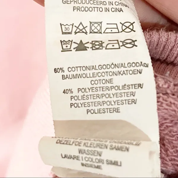 Farrell London Womens XXL Pink Plus Size‎ Crewneck Front Pocket Sweatshirt - Image 4