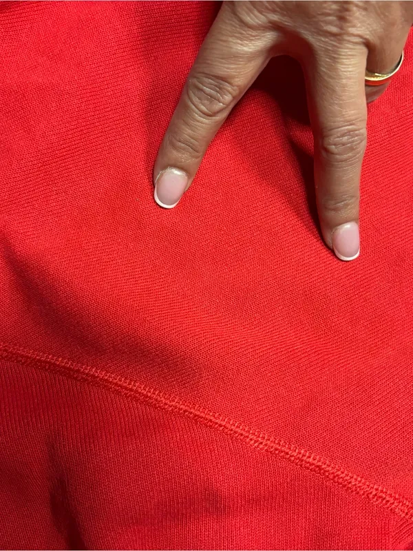 Hanes Red Crewneck Sweatshirt with Classic Label XL - Image 12