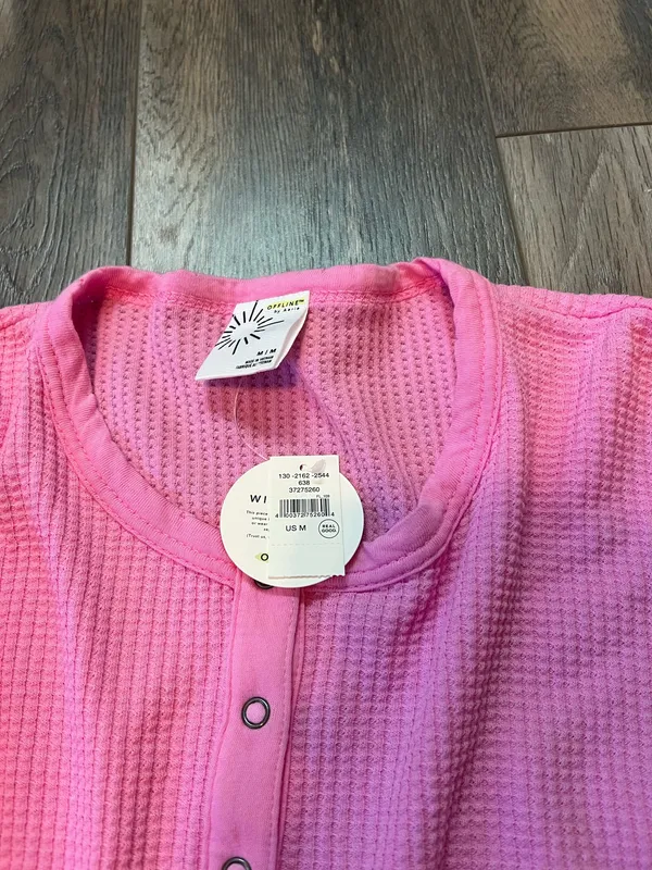 NWT Aerie Offline Waffle Henley T-Shirt - Image 6