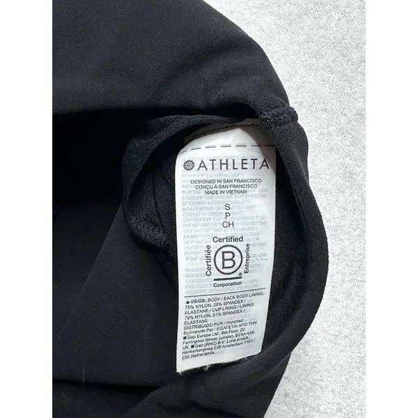 Athleta Women’s Sports Bra – Black – Size Small – Medium Support - Image 4