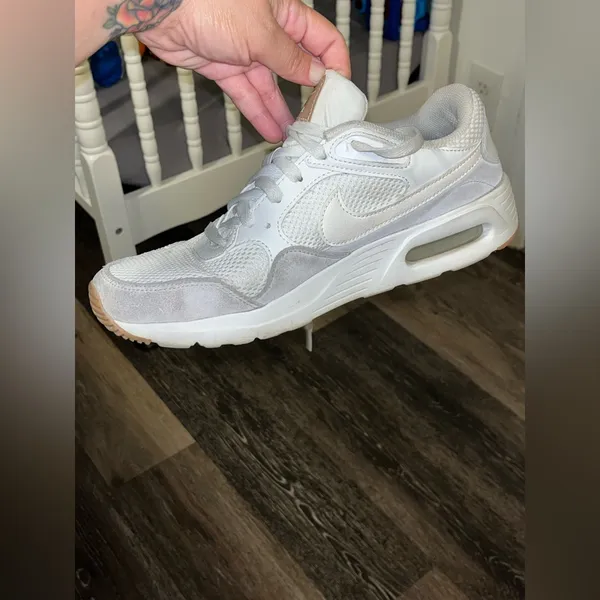 Nike Air Max SC Women’s Sneakers‎ Size 10 – White Gray Casual Shoes EUC - Image 3