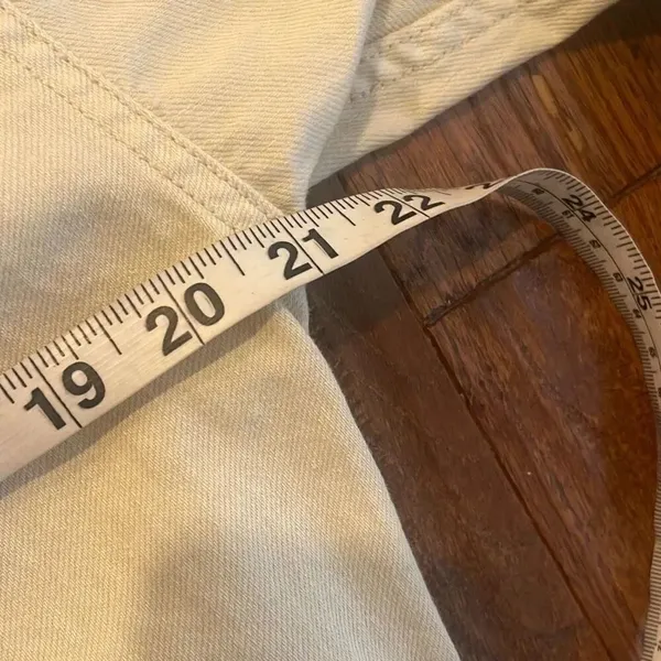 American Eagle cream cotton hooded pullover sweater size xs - Image 8