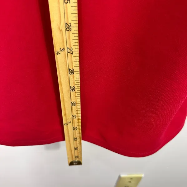 Mango Red Strappy Mini Dress Womens 8 Bodycon‎ Cocktail Party Y2K Coquette - Image 5