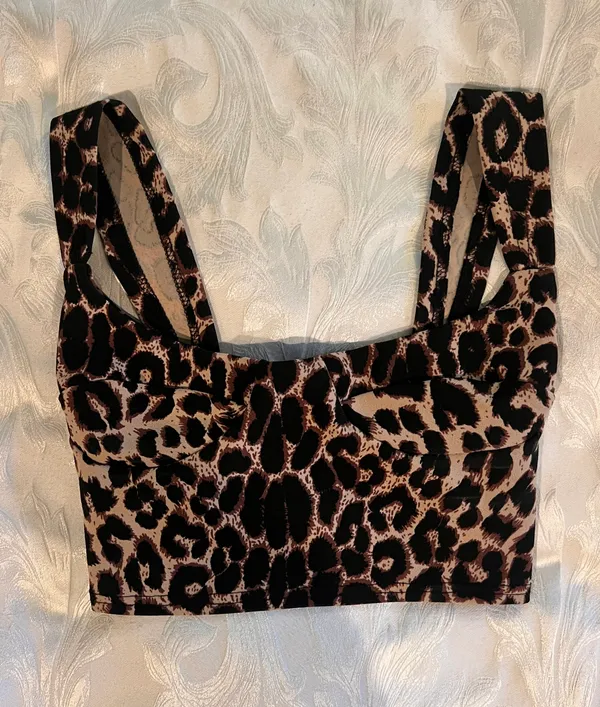 Cheetah Crop Top - Image 2