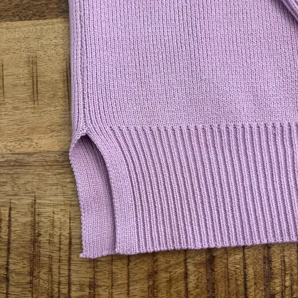 Shop‎ the Mint Mock Neck Oversized Sweater S Purple - Image 3